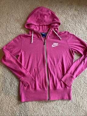 Nike Women’s Hot Pink Full-Zip Hoodie